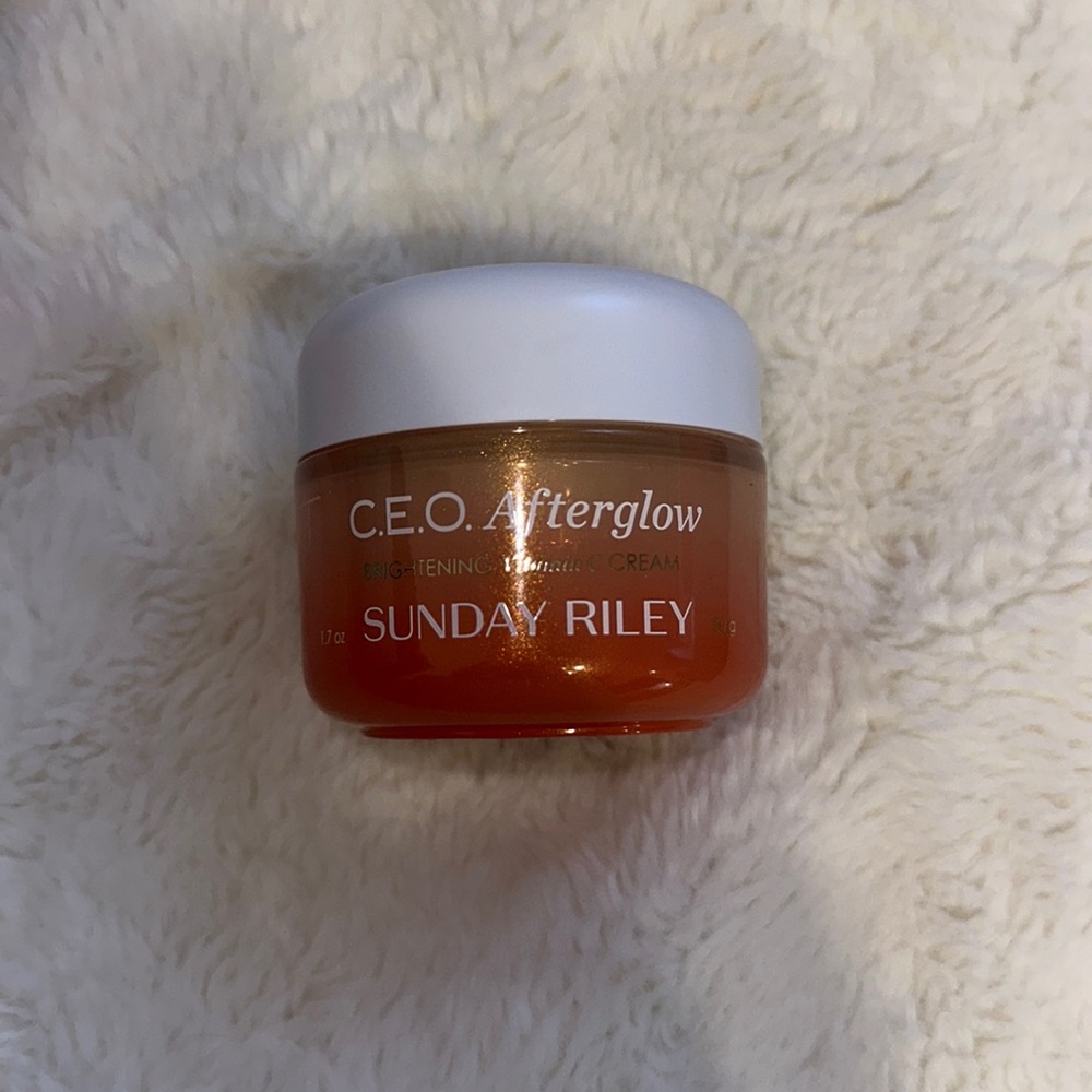 BRAND NEW SUNDAY RILEY C.E.O afterglow brightening Vitamin C Moisturizer